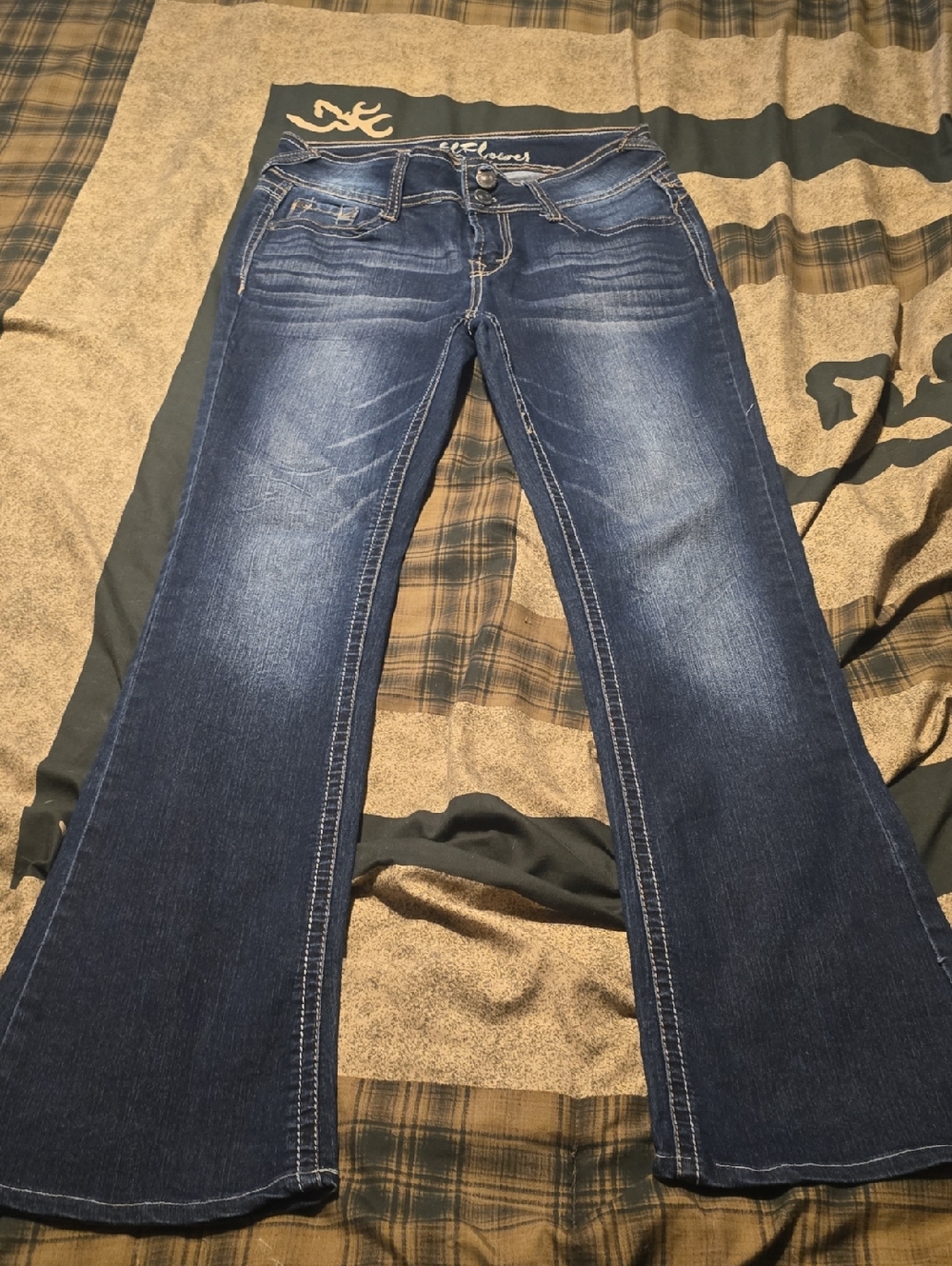 Wallflower Dark Blue Flare Jeans Brand New Size 5